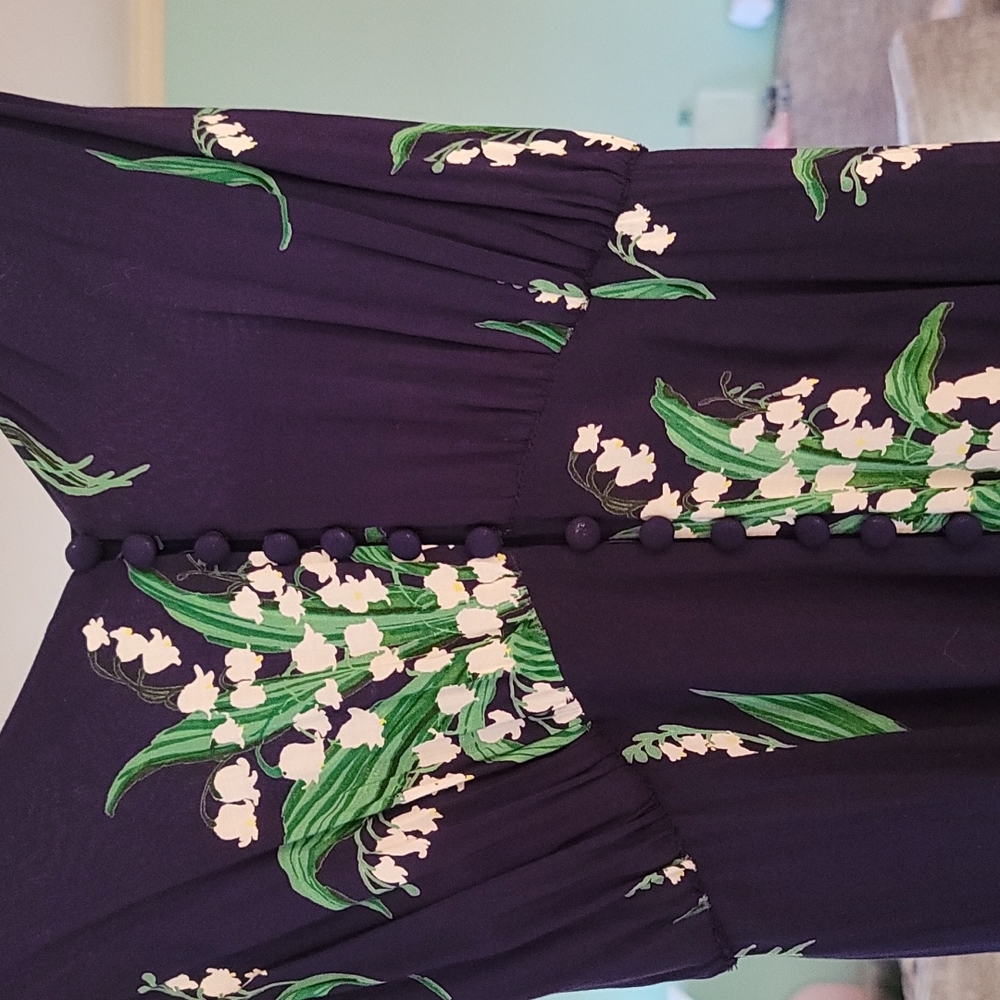 Urban outfitters blue Maxi floral dress